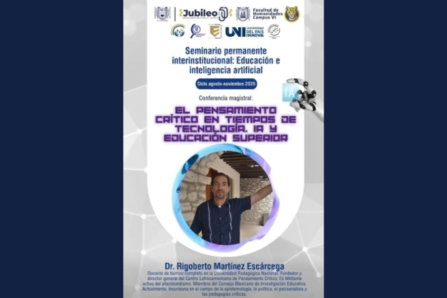 Analizarán en UNACH el impacto de la Inteligencia Artificial en la educación superior en seminario permanente