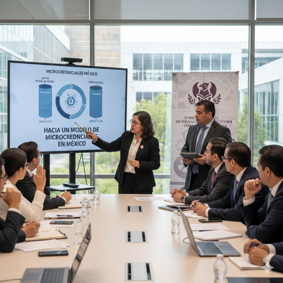 Presentan hallazgos sobre retos regulatorios y gobernanza de las microcredenciales en México