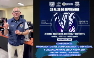 Recibirá Campus VIII al doctor Walter Santizo en su VI Jornada Académica y Cultural