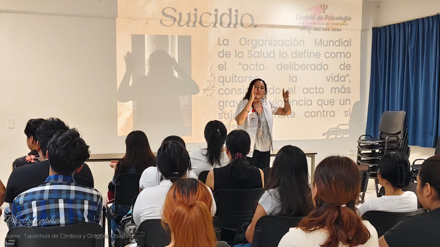 Continúan conferencias sobre prevención del suicidio